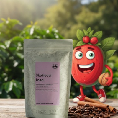 Skořicoví šneci 150 g - káva,aromatizovaná,mletá - Oxalis