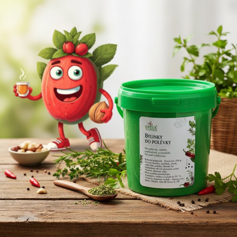 Bylinky do polévky 250 g KBELÍČEK GREŠÍK Dobré koření