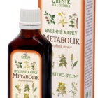 Metabolik kapky 50 ml GREŠÍK-Z-40% líh, Devatero bylin kapky