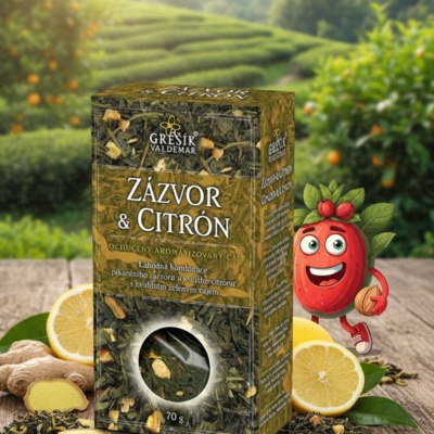 Green & Ginger & Lemon z.č. 70 g krab. GREŠÍK Čaje 4 světadílů