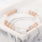MĚSÍČNÍ KÁMEN X KŘIŠŤÁL NÁRAMEK NA RUKU KORÁLKOVÝ (UNISEX) 6
