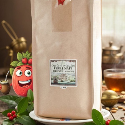 Yerba maté pražené 1 kg GREŠÍK Čaje 4 světadílů