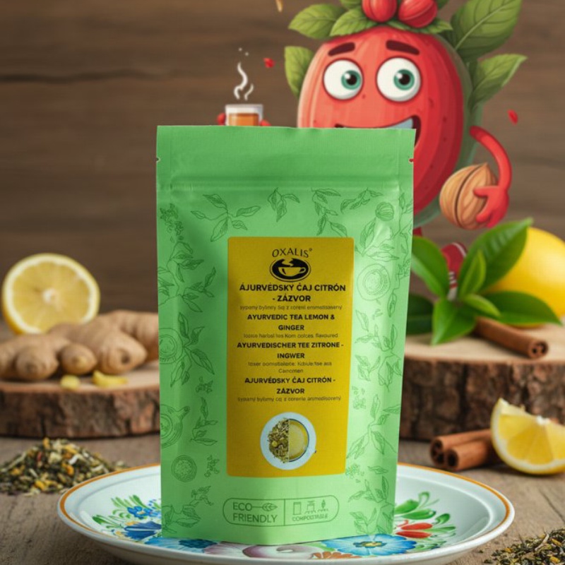 Ájurvédský čaj Citrón - zázvor 70 g - Oxalis