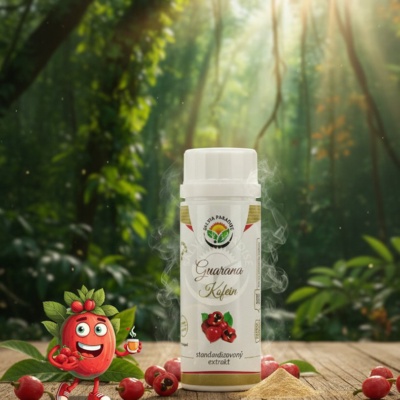 Guarana - kofein standardizovaný extrakt kapsle 100 ks