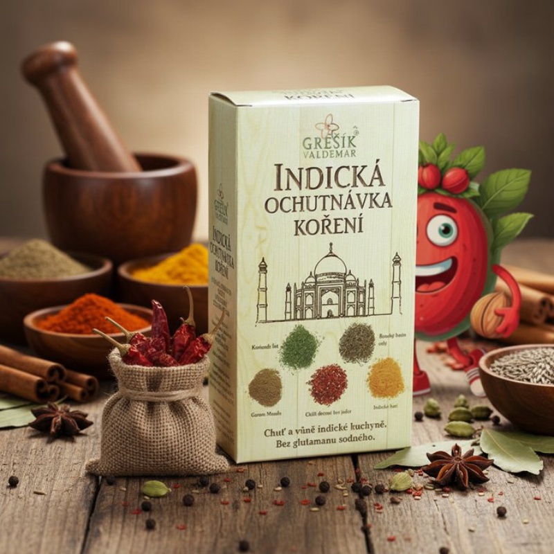 Ochutnávka koření INDICKÁ 48 g GREŠÍK Dobré koření