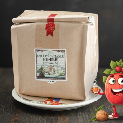 Pu-Erh č.č. 0,5 kg GREŠÍK Čaje 4 světadílů