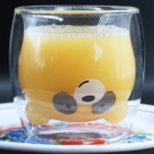Panda - dvoustěnný skleněný termo hrnek