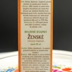 Ženské kapky 50 ml GREŠÍK-Z-35% líh, Devatero bylin kapky