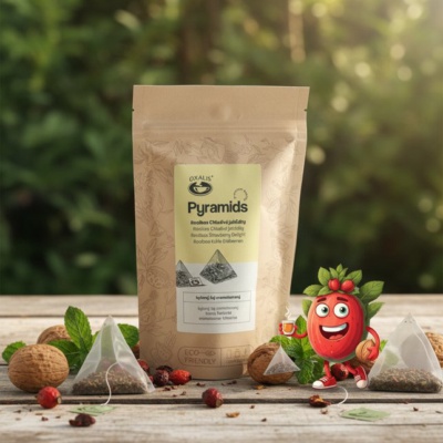 Rooibos Chladivé jahůdky - Pyramids (BONThé) - Oxalis