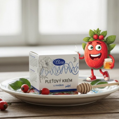 Pleť. krém s medem noční 50 g Pleva