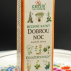Dobrou noc kapky 50 ml GREŠÍK-Z-40% líh, Devatero bylin kapky