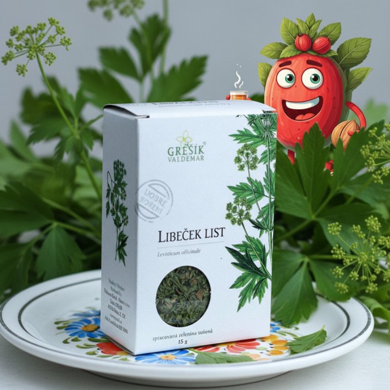 Libeček list 15 g GREŠÍK Dobré koření