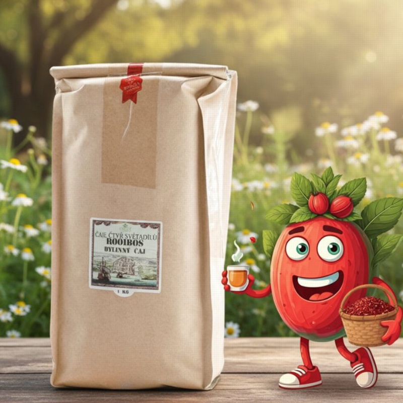 Rooibos 1 kg GREŠÍK Čaje 4 světadílů