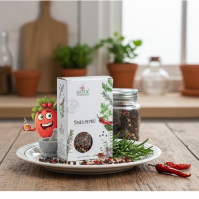 Směs pepřů 50 g GREŠÍK Dobré koření