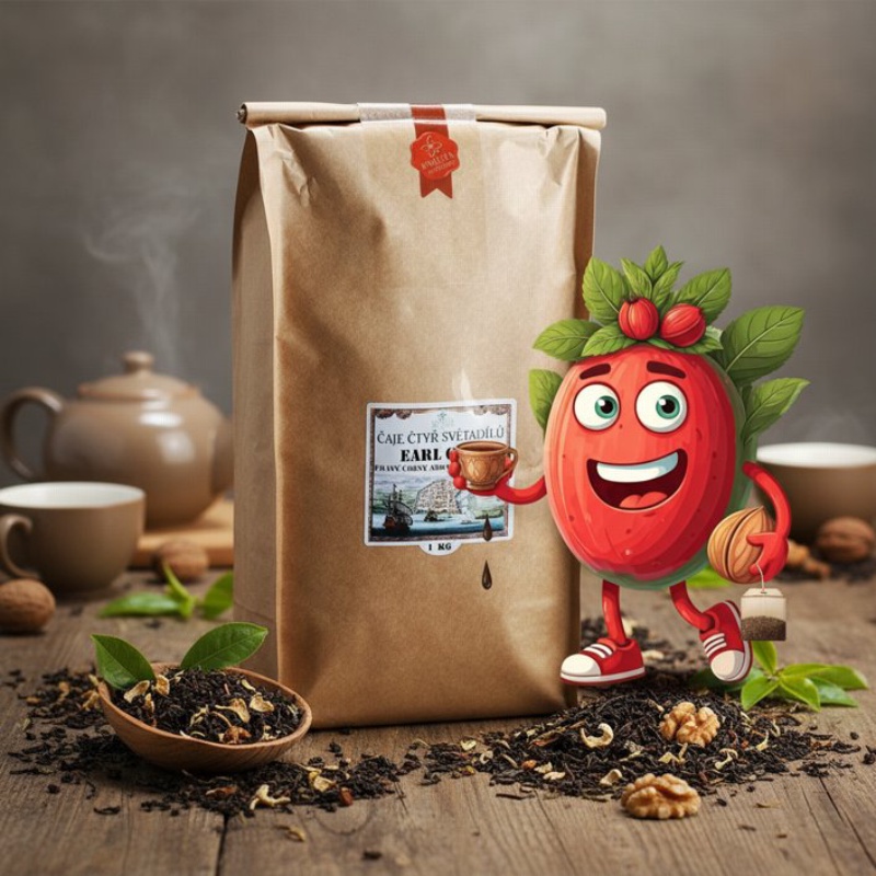 Earl Grey č.č. 1 kg GREŠÍK Čaje 4 světadílů