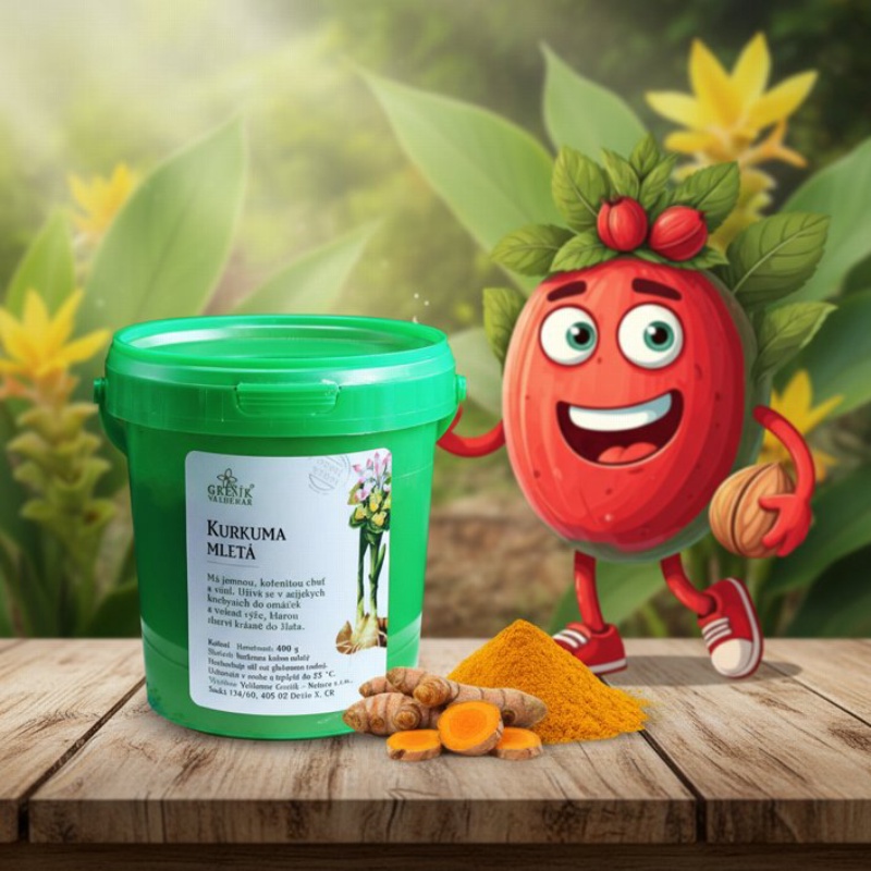 Kurkuma mletá 400 g KBELÍČEK GREŠÍK Dobré koření
