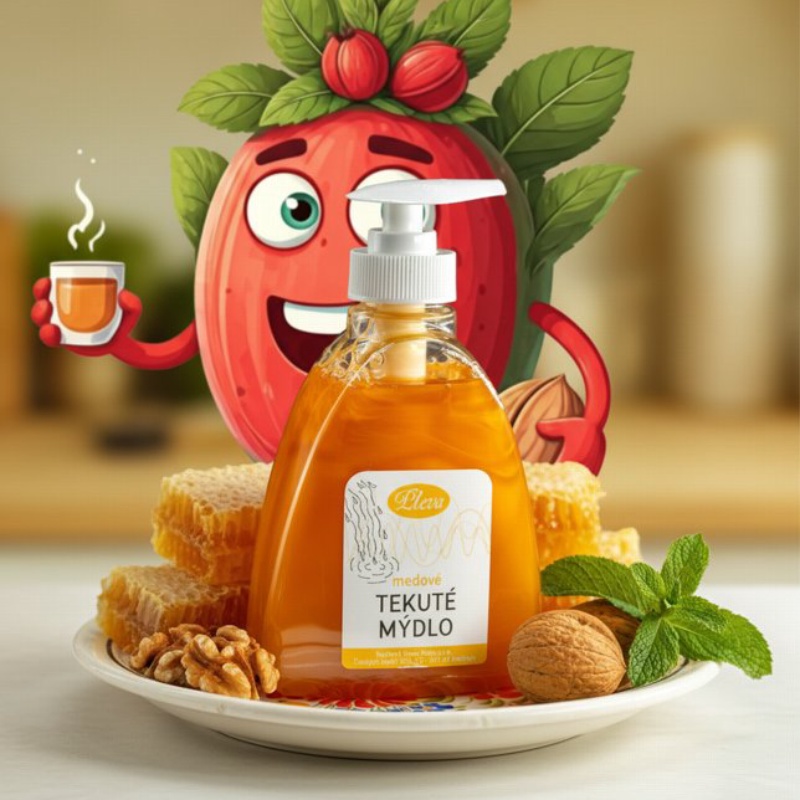 Tekuté medové mýdlo 300 g Pleva