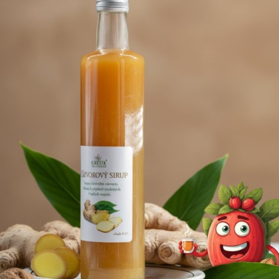 Sirup Zázvorový 0,5 l GREŠÍK