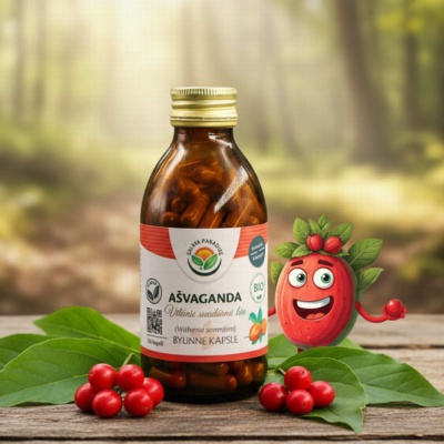 Ašvaganda - vitánie kapsle BIO 120 ks