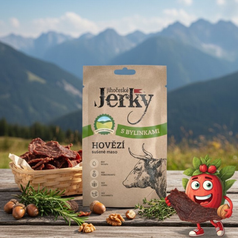 Hovězí bylinky - Jihočeské Jerky