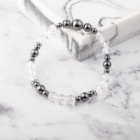 KŘIŠŤÁL X HEMATIT NÁRAMEK NA RUKU SPECIÁLNÍ (UNISEX) 6