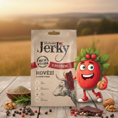 Hovězí s pepřem - Jihočeské Jerky