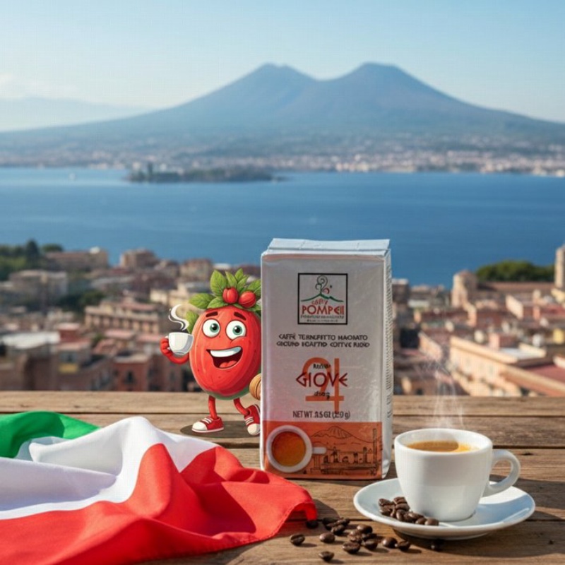 GIOVE 250g - Italská mletá káva Caffe Pompeii