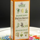Průduškové kapky 50 ml GREŠÍK-Z-35% líh, Devatero bylin kapky