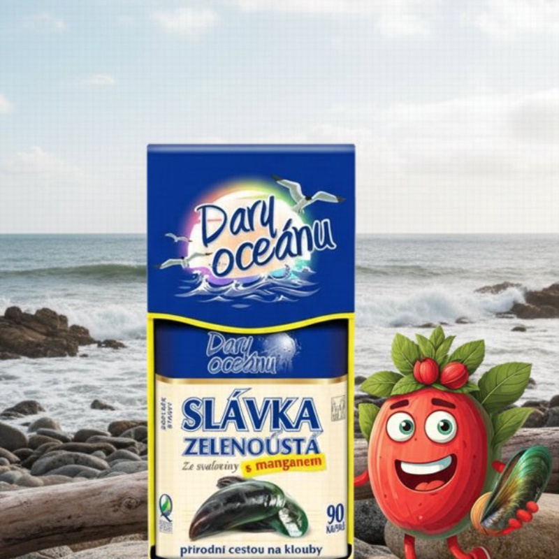 Slávka zelenoústá 540 mg s manganem (90 cps.)