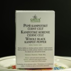 Pepř kampotský černý celý 20 g GREŠÍK Dobré koření