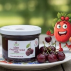 Džem z tmavých třešní extra Speciální 210 g GREŠÍK