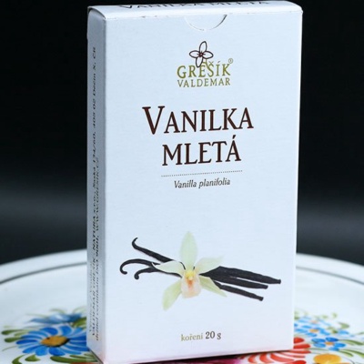 Vanilka mletá 20 g GREŠÍK Dobré koření