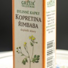 Kopretina řimbaba kapky 50 ml GREŠÍK-Z-40% líh, Bylinné kapky