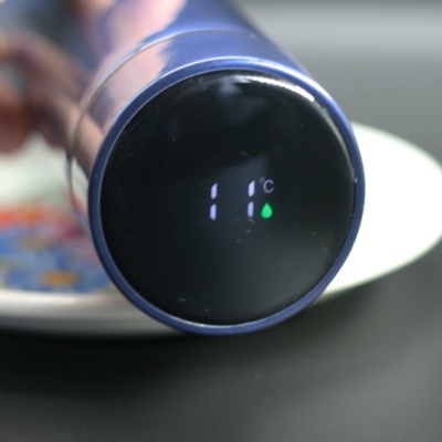 Chytrá termoska LCD displej - modrá