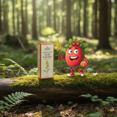 Celík zlatobýl kapky 50 ml GREŠÍK-Z-40% líh, Bylinné kapky