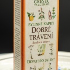 Dobré trávení kapky 50 ml GREŠÍK-Z-40% líh, Devatero bylin kapky