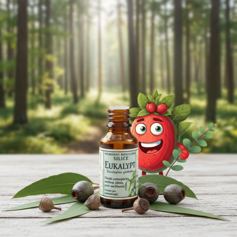 Eukalypt přírodní 10 ml GREŠÍK Rostlinné silice