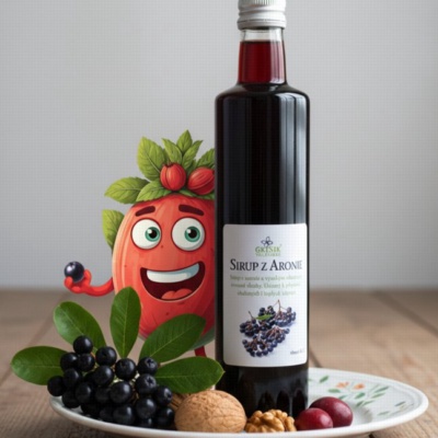 Sirup z Aronie 0,5 l GREŠÍK.