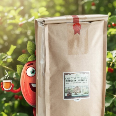 Rooibos Jahoda 1 kg GREŠÍK Čaje 4 světadílů