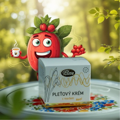 Pleť. krém s medem denní 50 g Pleva