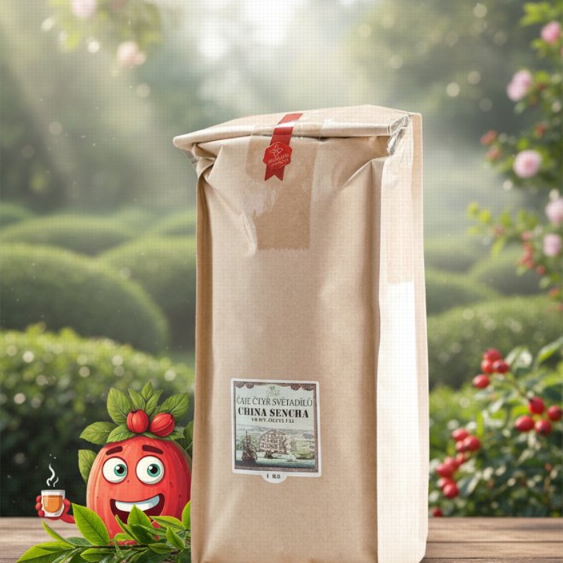 China Sencha z.č. 1 kg GREŠÍK Čaje 4 světadílů