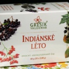 Indiánské léto 20 n.s. přebal GREŠÍK Ovocný čaj