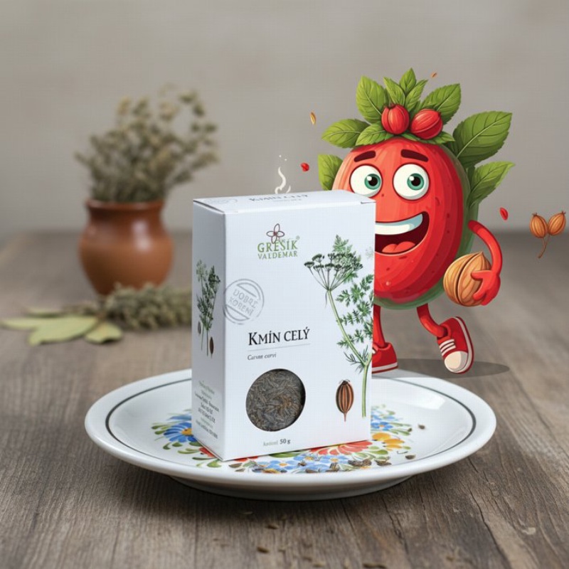 Kmín celý 50 g GREŠÍK Dobré koření
