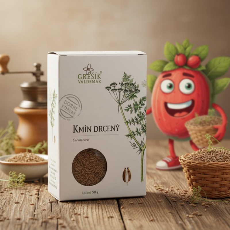 Kmín drcený 50 g GREŠÍK Dobré koření