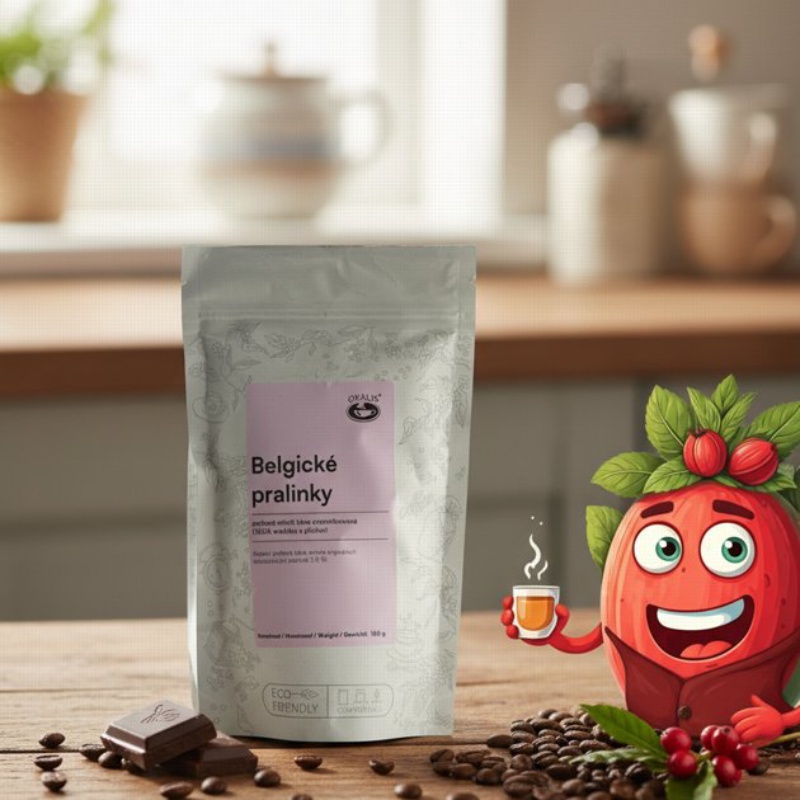 Belgické pralinky 150 g - káva,aromatizovaná,mletá - Oxalis