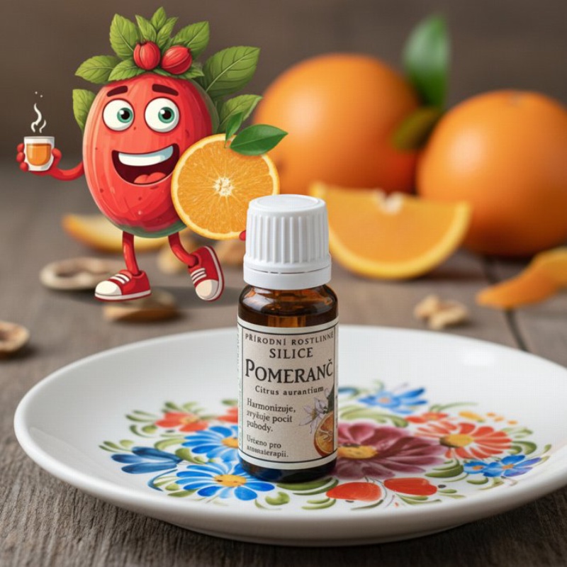 Pomeranč přírodní 10 ml GREŠÍK Rostlinné silice