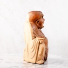 ŠŤASTNÝ BUDDHA DŘEVĚNÁ SOŠKA 2 (XL) 17cm 704g