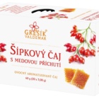 Šípkový čaj s medovou příchutí 20 n.s. přebal GREŠÍK Ovocný čaj