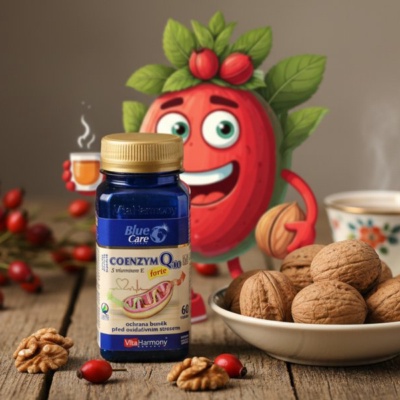 Coenzym Q10 forte s vitaminem E (60 tob.).