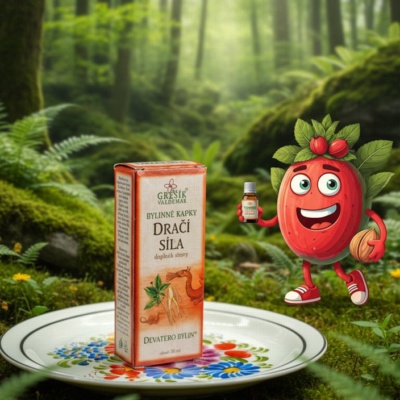 Dračí síla kapky 50 ml GREŠÍK-Z-40% líh, Devatero bylin kapky